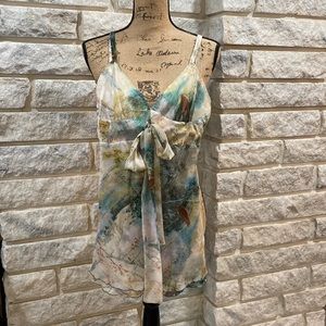 Diane von Furstenberg Printed Silk Top